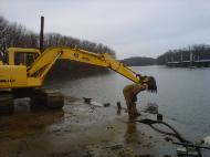 hydraulic dredge capable of any job in Frentress Lake Marine Center