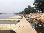 full service Hydro hoist and Ez Dock in Frentress Lake Marine Center